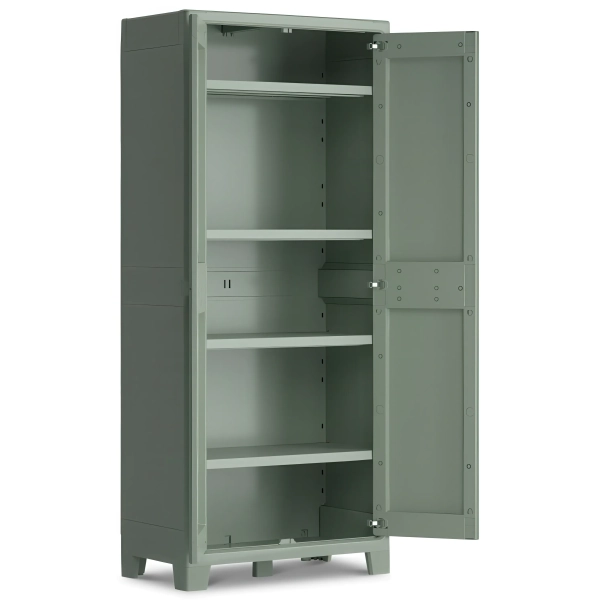 Zestaw trzech szaf ogrodowych PLANET OUTDOOR zielony, Keter/Kis