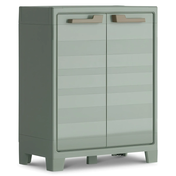 Zestaw trzech szaf ogrodowych PLANET OUTDOOR zielony, Keter/Kis