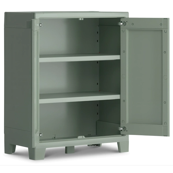 Zestaw trzech szaf ogrodowych PLANET OUTDOOR zielony, Keter/Kis
