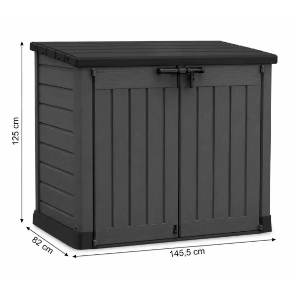 Schowek ogrodowy Store It Out Max 1200 l Ciemny Szary, Keter