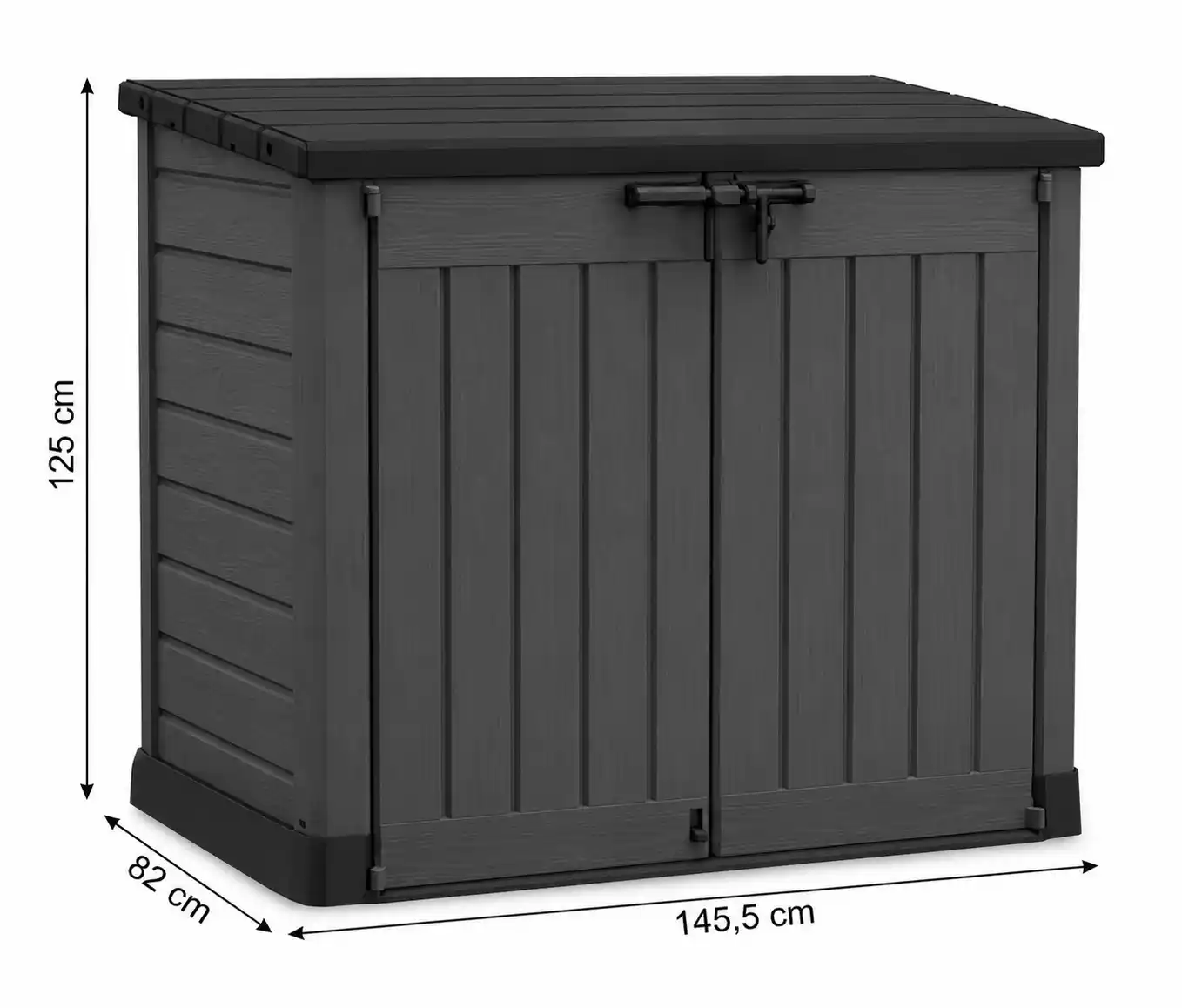 Schowek ogrodowy Keter Store It Out Max 1200 l ciemny szary
