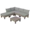 Narożnik ogrodowy modułowy 4-osobowy ze stolikiem Ashwood Green Elements, Keter