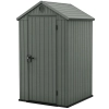 Domek narzędziowy Darwin 4x4 zielony z podłogą 126x117 cm, Keter
