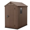 Domek narzędziowy Darwin 4x6 brązowy z podłogą 125,8x184,5 cm, Keter