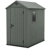 Domek narzędziowy Darwin 4x6 zielony z podłogą 125,8x184,5 cm, Keter