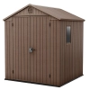 Domek narzędziowy Darwin 6x6 brązowy z podłogą 190x183 cm, Keter