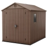 Domek narzędziowy Darwin 6x8 brązowy z podłogą 190x244 cm, Keter