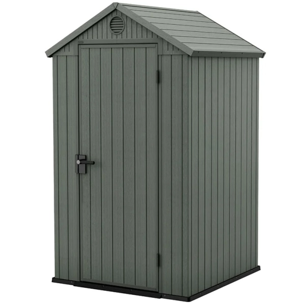 Domek narzędziowy Darwin 4x4 zielony z podłogą 126x117 cm, Keter