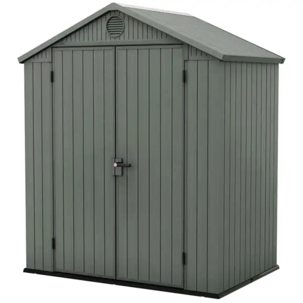Domek narzędziowy Darwin 6x4 zielony z podłogą 190x122 cm, Keter