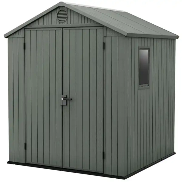Domek narzędziowy Darwin 6x6 zielony z podłogą 190x183 cm, Keter