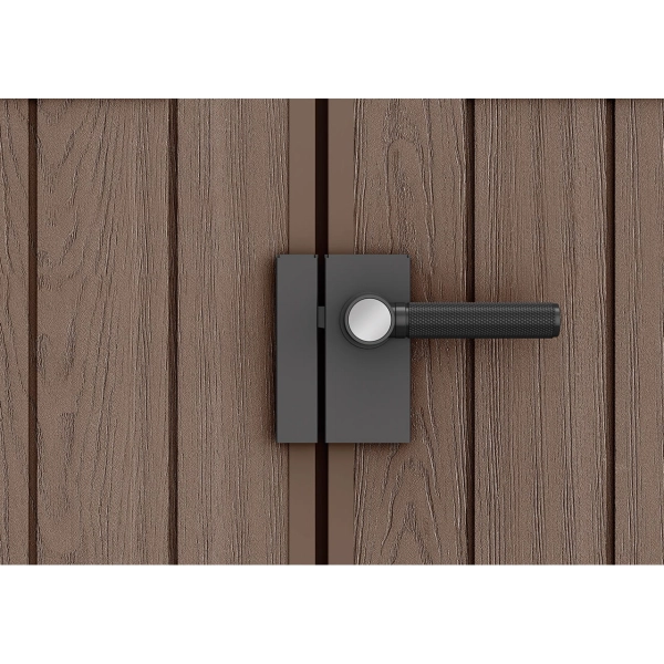 Domek narzędziowy Darwin 6x8 brązowy z podłogą 190x244 cm, Keter