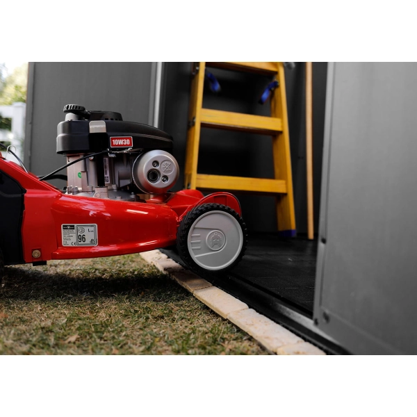 Domek narzędziowy Darwin 6x4 szary z podłogą 190x122 cm, Keter