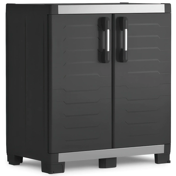Stojąca szafka garażowa 99 cm KIS XL GARAGE Low czarna, KETER