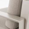 Zestaw Wypoczynkowy Aluminiowy BELLANTI Empoli 4 osobowy sofa i 2 fotele + stolik | Beż