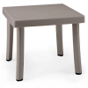 Stolik ogrodowy kwadratowy 46 cm RODI TORTORA ciemny beż, Nardi