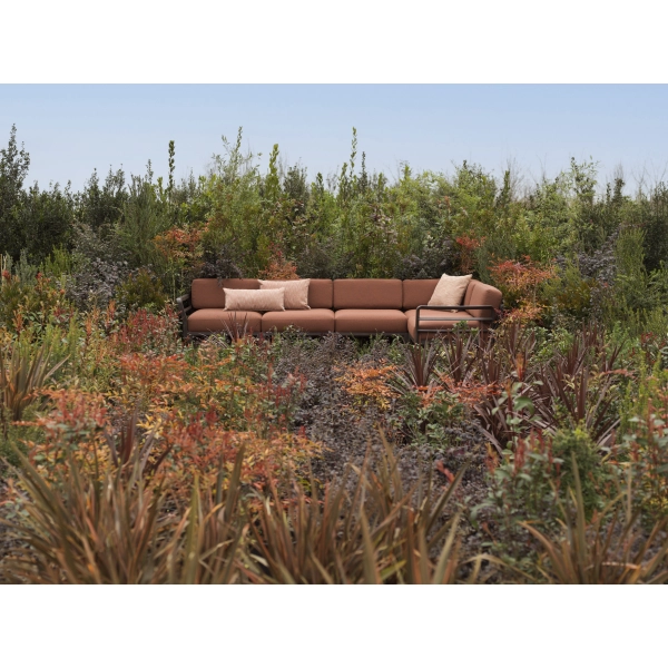 Narożnik ogrodowy modułowy MAXIMO 5 osobowy CACTUS-TIMO zielony, Nardi