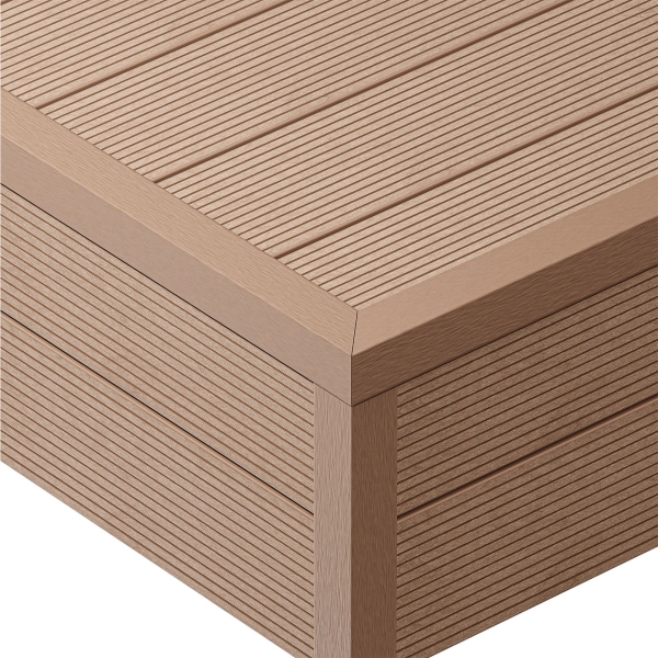 Kątownik kompozytowy WPC NORDECK Skogline Teak 220 × 4,8 × 4,8 cm