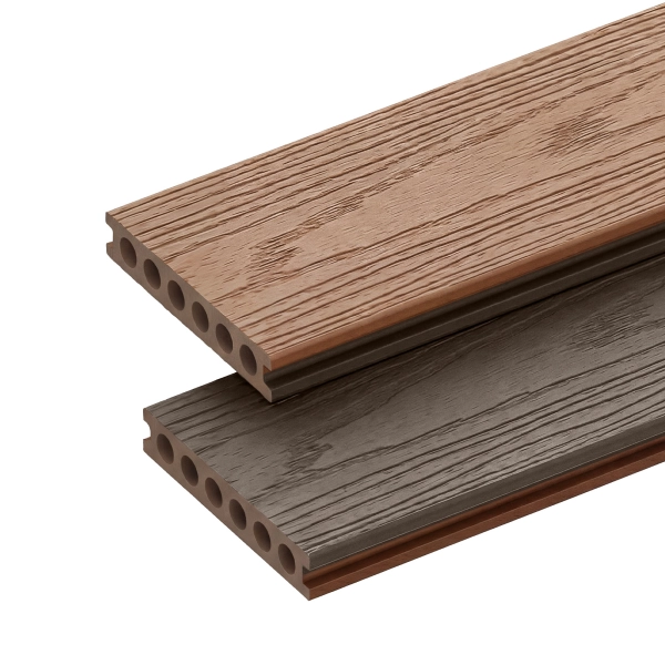 Deska Tarasowa Kompozytowa NORDECK Dubline Teak | Walnut 300 × 14,3 × 2,25 cm