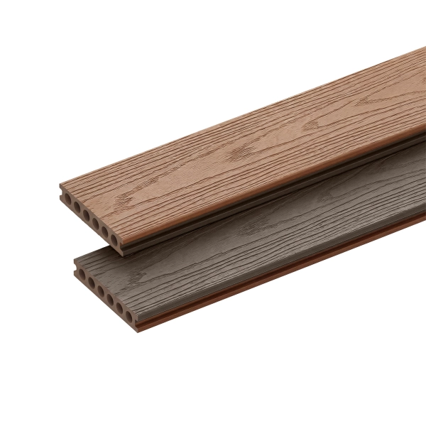 Deska Tarasowa Kompozytowa NORDECK Dubline Teak | Walnut 300 × 14,3 × 2,25 cm
