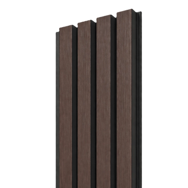 Panel elewacyjny zewnętrzny 300 x 21,9 x 2,6 cm | Ciemny Brąz/Czarny