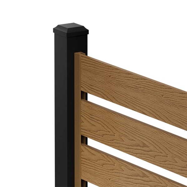 Ceownik do sztachety NORDECK / BERGDECK Hageline Złoty Dąb 30 x 40 x 2000 mm