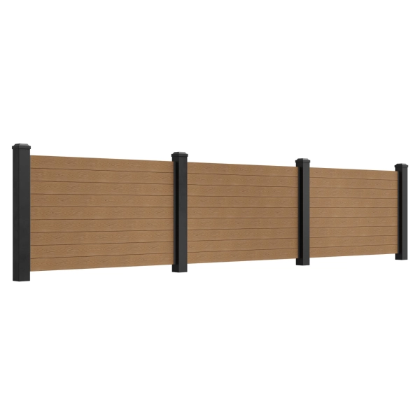 Sztacheta kompozytowa ze strukturą drewna, NORDECK Hageline, Złoty Dąb 150 x 20 x 1800 mm