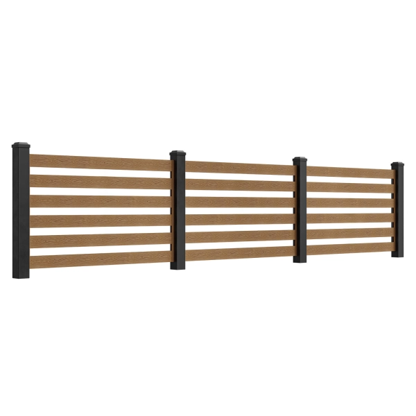 Sztacheta kompozytowa ze strukturą drewna, NORDECK Hageline, Złoty Dąb 150 x 20 x 1800 mm