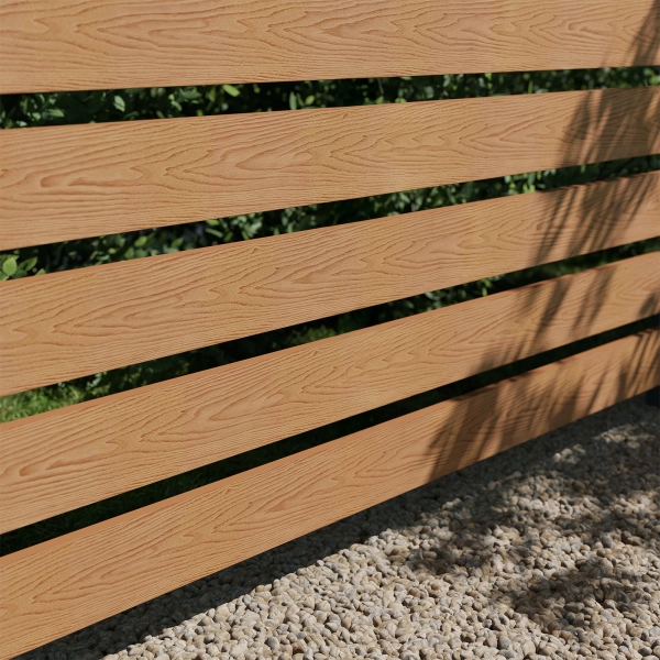Sztacheta kompozytowa ze strukturą drewna, NORDECK Hageline, Złoty Dąb 150 x 20 x 1800 mm
