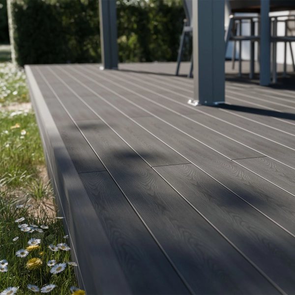 Deska Tarasowa Kompozytowa NORDECK Skogline Grey Oak 220 × 14 × 2,5 cm