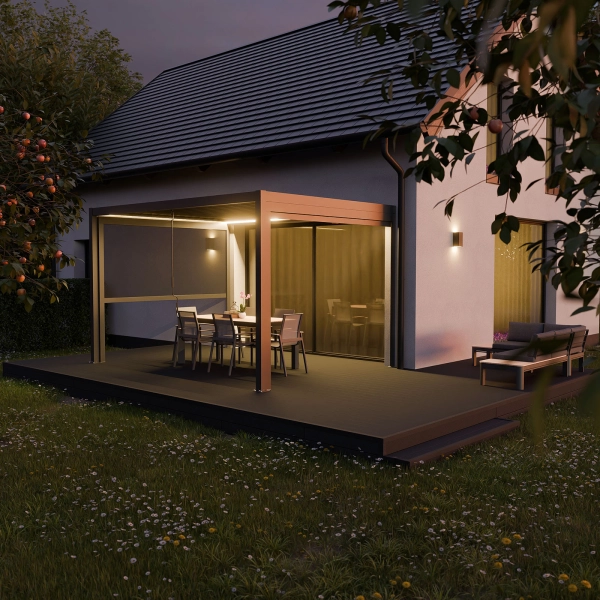 Deska Tarasowa Kompozytowa NORDECK Skogline Grey Oak 220 × 14 × 2,5 cm