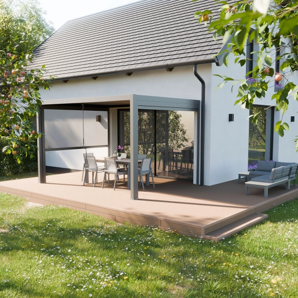 Deska Tarasowa Kompozytowa NORDECK Skogline Teak 300 × 14 × 2,5 cm