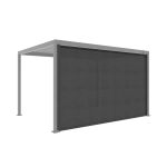 Roleta opuszczana 4M do Pergoli tarasowej NORDVIC SOLA VIKEN Antracyt