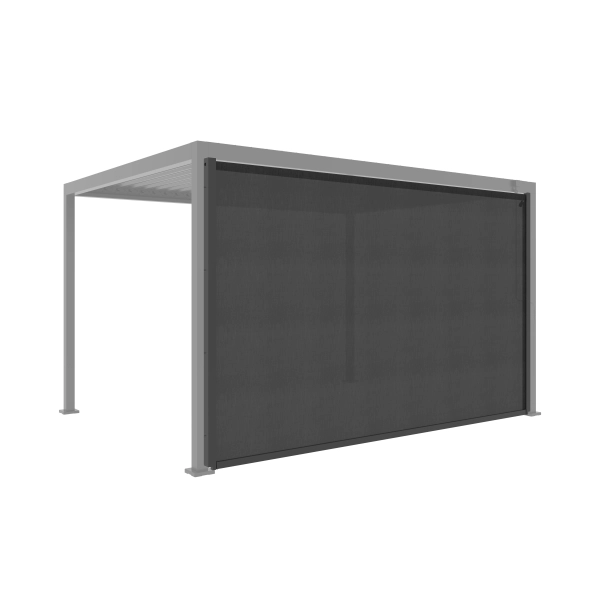 Roleta opuszczana 4M do Pergoli tarasowej NORDVIC SOLA VIKEN Antracyt