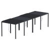 Pergola ogrodowa tarasowa aluminiowa NORDVIC Skyline LED Light 3x10 m Antracyt