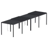 Pergola ogrodowa tarasowa aluminiowa NORDVIC Skyline 3x12 m Antracyt