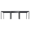Pergola ogrodowa tarasowa aluminiowa NORDVIC Skyline 3x9 m Antracyt