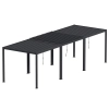 Pergola ogrodowa tarasowa aluminiowa NORDVIC Skyline 3x9 m Antracyt