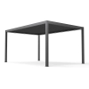 Pergola ogrodowa tarasowa aluminiowa NORDVIC Skyline LED Light 3x5 m 4-słupowa Antracyt