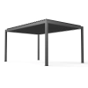 Pergola ogrodowa tarasowa aluminiowa NORDVIC Skyline LED Light 3x5 m 4-słupowa Antracyt