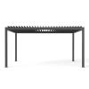 Pergola ogrodowa tarasowa aluminiowa NORDVIC Skyline LED Light 3x5 m 4-słupowa Antracyt
