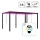 Pergola ogrodowa tarasowa aluminiowa NORDVIC Skyline LED Light 3x5 m 6-słupowa Antracyt