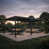 Pergola Ogrodowa Bioklimatyczna Stalowa SOLA 3x6 m Antracyt NORDVIC