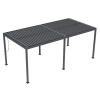 Pergola Ogrodowa Bioklimatyczna Stalowa SOLA 3x6 m Antracyt NORDVIC
