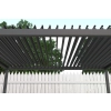 Pergola Ogrodowa Bioklimatyczna Stalowa SOLA 3x4 m Antracyt NORDVIC