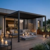 Pergola Ogrodowa Bioklimatyczna Stalowa SOLA 3x4 m Antracyt NORDVIC