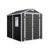 Skandynawski Domek Ogrodowy z tworzywa Nordvic Vidar 194 × 241 cm, Cold Grey