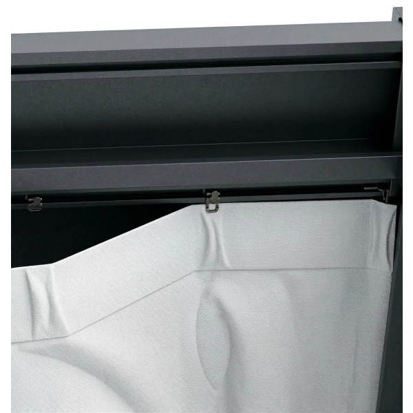 Zasłona do Drzwi przesuwnych szklanych pergoli Skyline NORDVIC 4 m biała