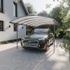 Wiata zadaszenie garażowe NORDVIC Frej 3x5 - 302 x 508 x 230 cm z poliwęglanem 6 mm, Cold Grey