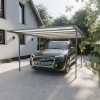 Wiata zadaszenie garażowe NORDVIC Njord 3x6 - 313 x 573 x 205 cm z poliwęglanem 6 mm, Cold Grey