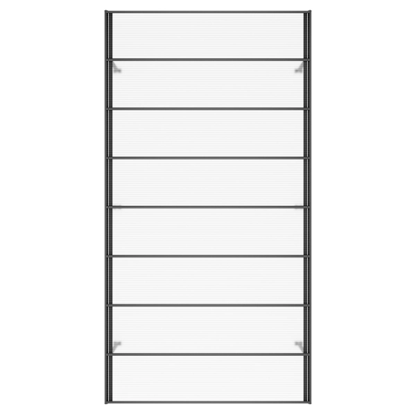 Wiata zadaszenie garażowe NORDVIC Njord 3x6 - 313 x 573 x 205 cm z poliwęglanem 6 mm, Cold Grey